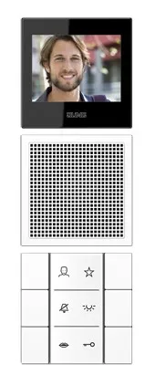 SIVILS627WW Stație video interior, alb