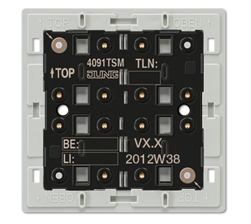 4091TSM КNХ кнопочный модуль с встроенным шинным сопряжением,1 группа