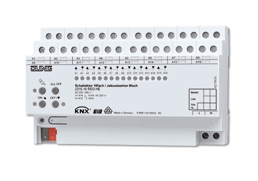 2316.16REGHE Actuator pentru comutare, 16 grupe, jaluzele 8 grupe