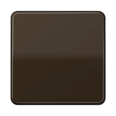 CD590BR Clapa intrerupator/buton simplu, cafeniu