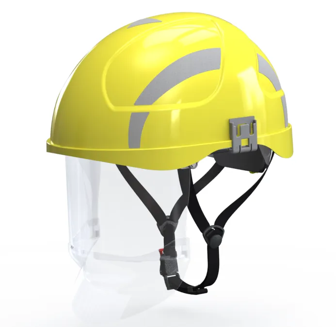 Casti cu vizor SECRA 1 galbene