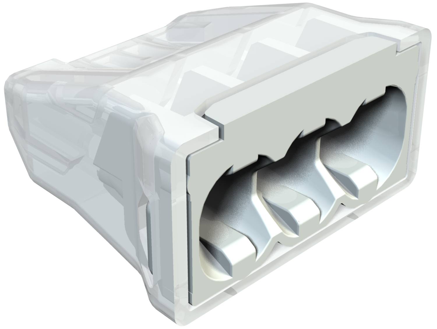 Conector compact transparent 2273-203