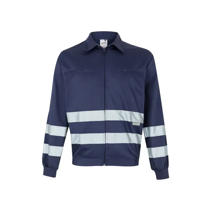 Jacheta cu benzi reflectorizante marine blue mar. 2XL