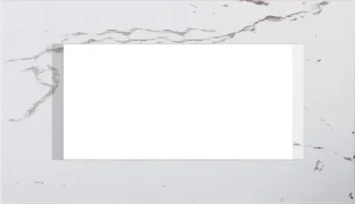 Рамка декоративная LINE 4M белый мрамор (OL40SW-U)