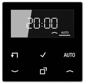 A1750DSW Display standard pentru controlul temperaturii ambientale, negru
