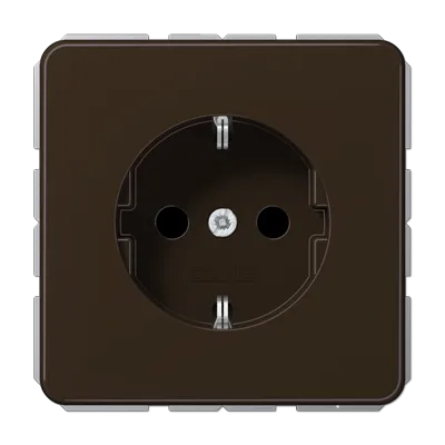 CD1520BR Розетка Schuko 16 А, коричневый
