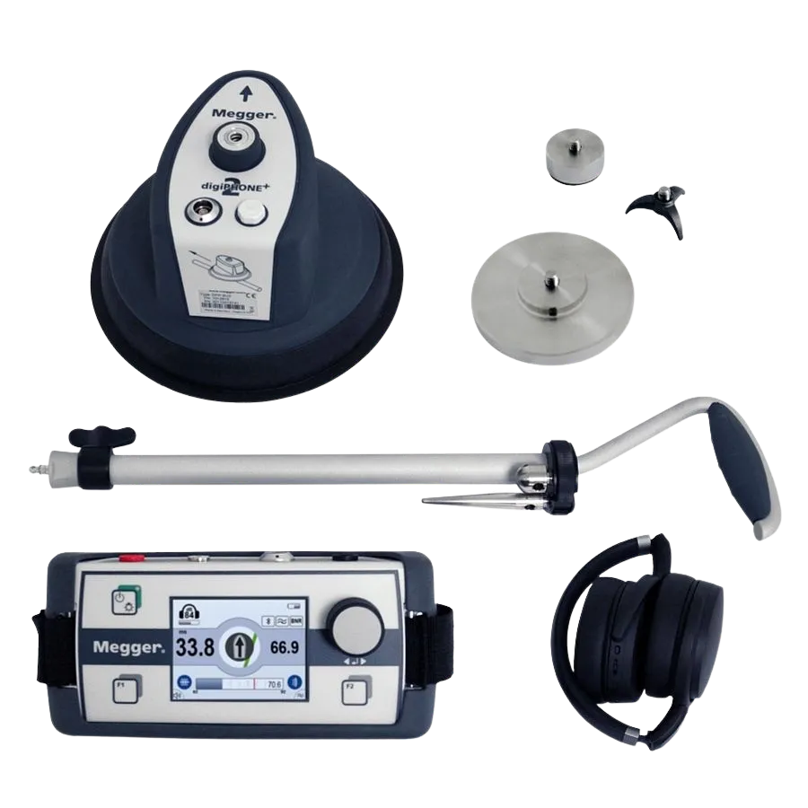 Receptor de unde acustice p-u localizarea acustică/electromagnetică a deteriorarilor DigiPHONE+2 NT