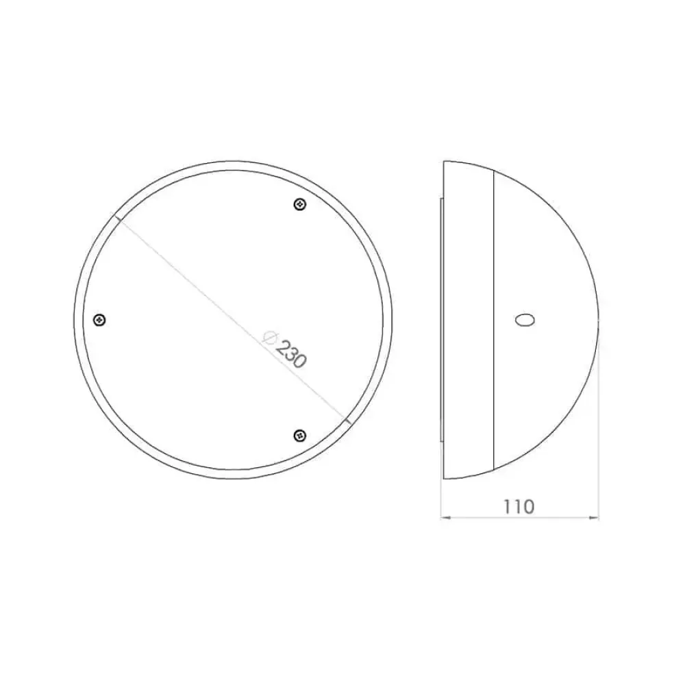 Уличный потолочный светильник SIRIUS