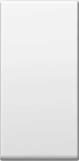 Клавиша кнопки/выключателя белая матовая