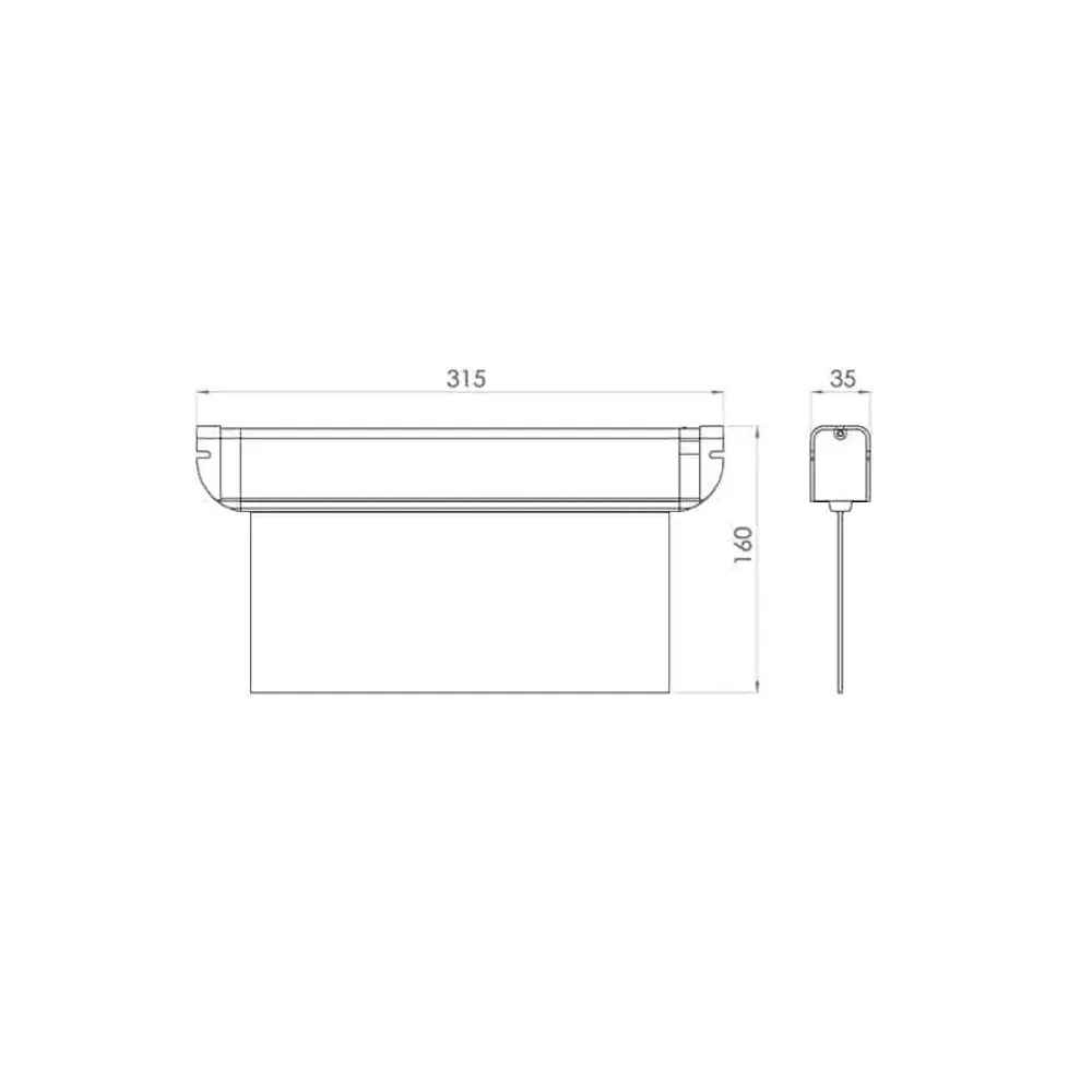EXIT stinga/dreapta sticla organica