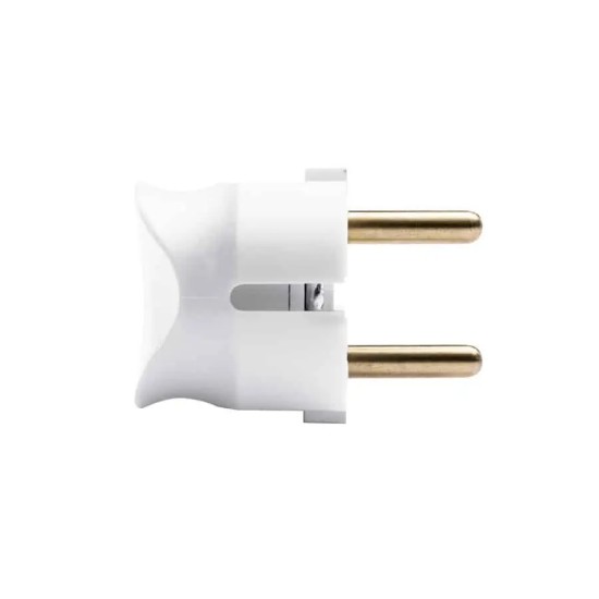 Fisa plastic 2P+E 16A alba