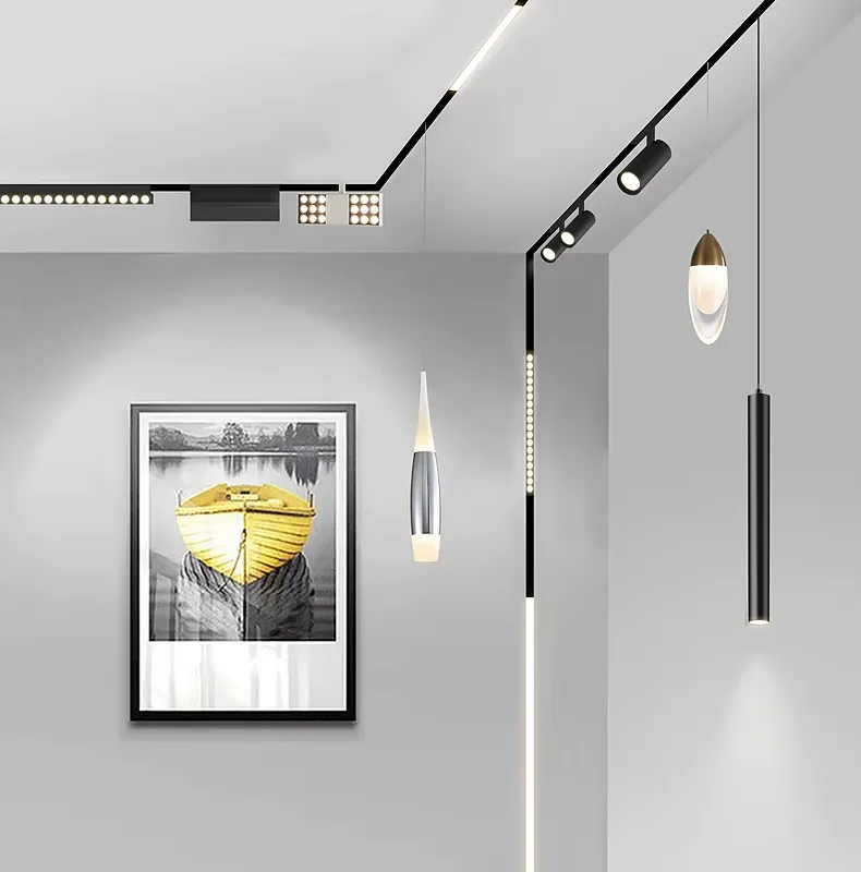 Proiector LED suspendat 10W 4000K 40cm Black 2ALGD2210CA-4-10W