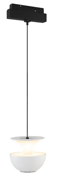 Corp iluminat LED pendant 6W 4000K halfmoon white 2ALGD2216CA-6W WHT