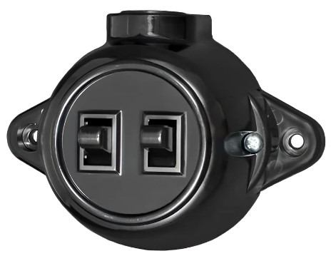 Intrerupator RETRO Black 2 10A, 250V