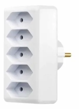 Stecher cu 5 prize 5x2P 16A 