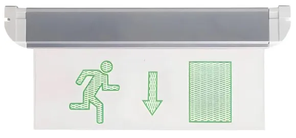 Semn luminos de direcție - săgeată în jos sticla organica