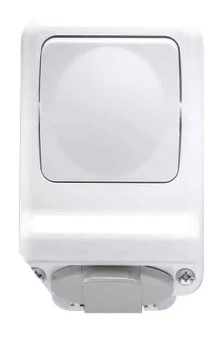 Priza SCHUKO+intrerupator 16A IP44 Cx.1