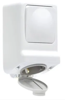 Priza SCHUKO+intrerupator 16A IP44 Cx.6