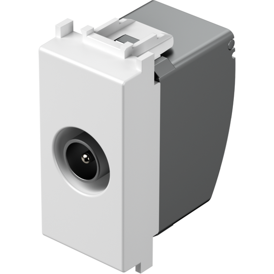 Priza TV de trecere 10dB 1M alb mat (KM12MW-U)
