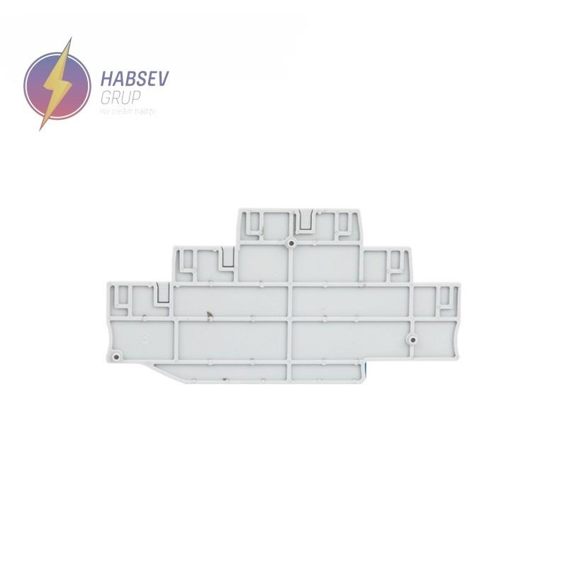Capac bloc terminal pentru clema JPT2.5-PE/L/N , D-JPT2.5-3L