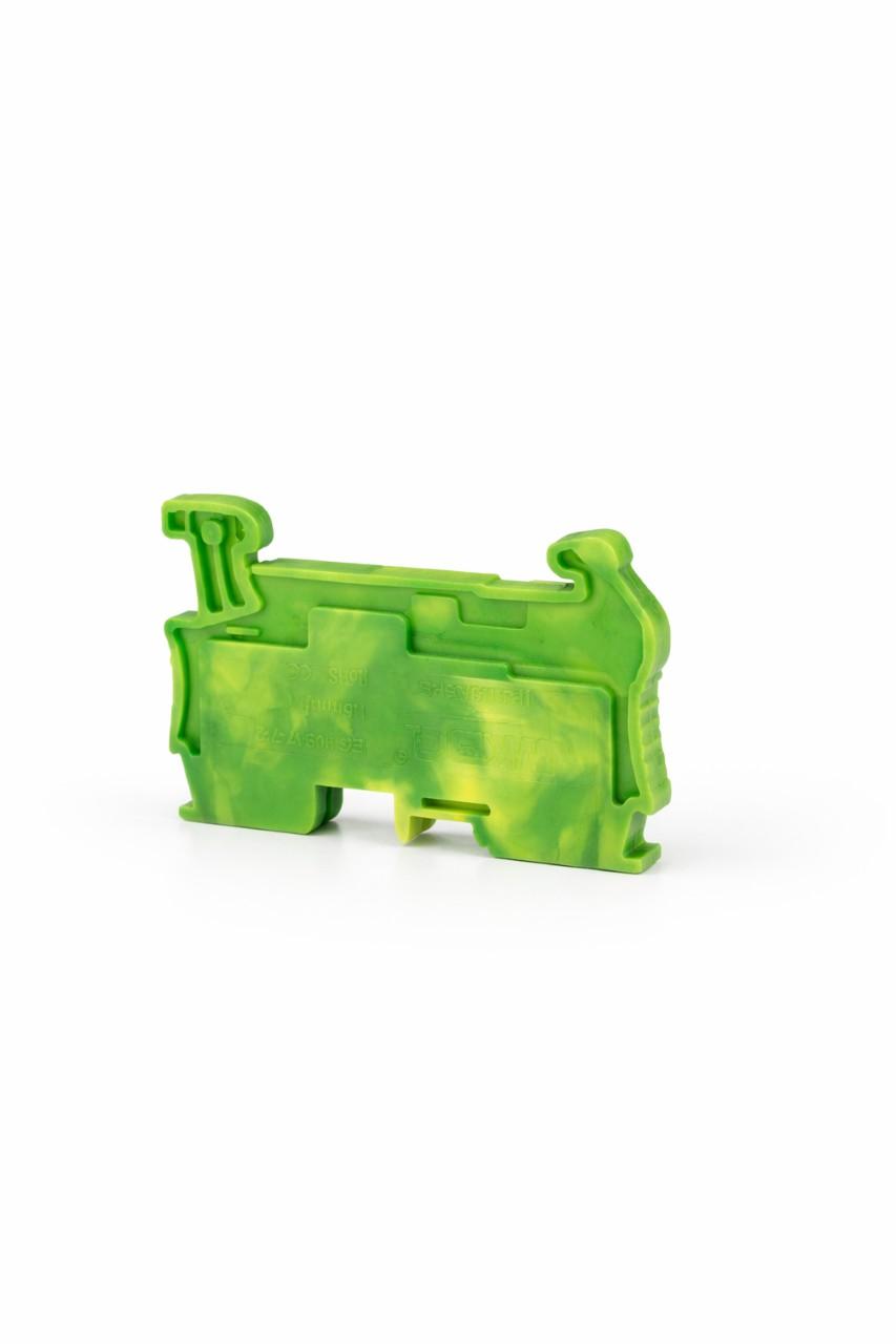 Bloc terminal Push-in 1.5mm2 galben-verde, JPT1.5/S-PE
