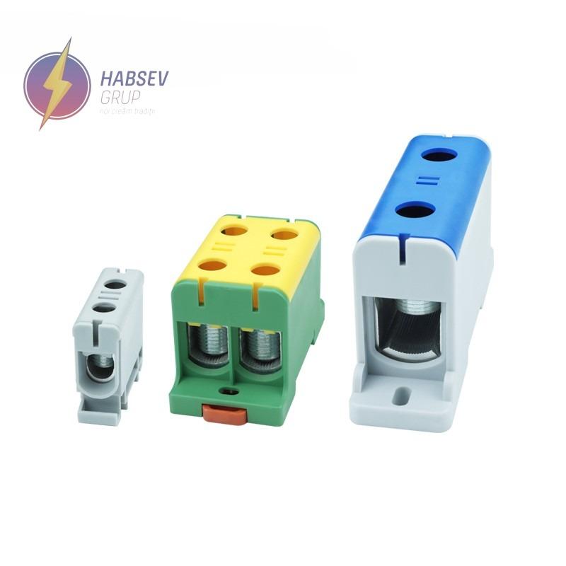 Clema conexiune 1-pol(35-150mm2) Gri, WKL150