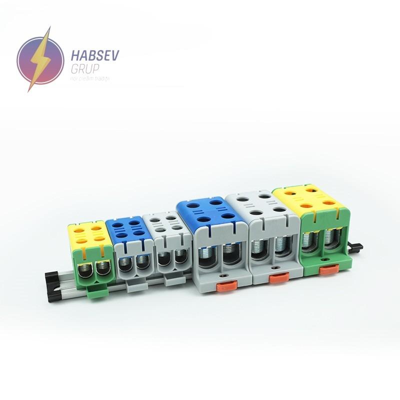 Clema conexiune 1-pol(35-150mm2) Gri, WKL150