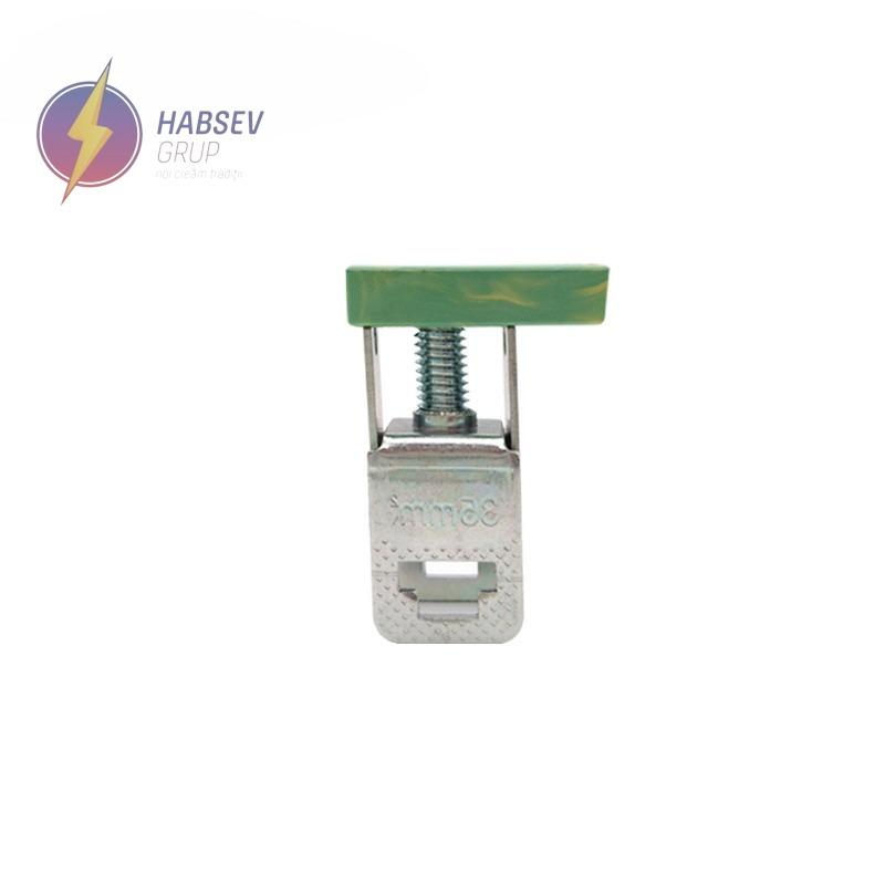 Bloc terminal de conectare cu busbar, 2.5-35mm2 galben-verde, JAKG35 GREEN/YELLOW