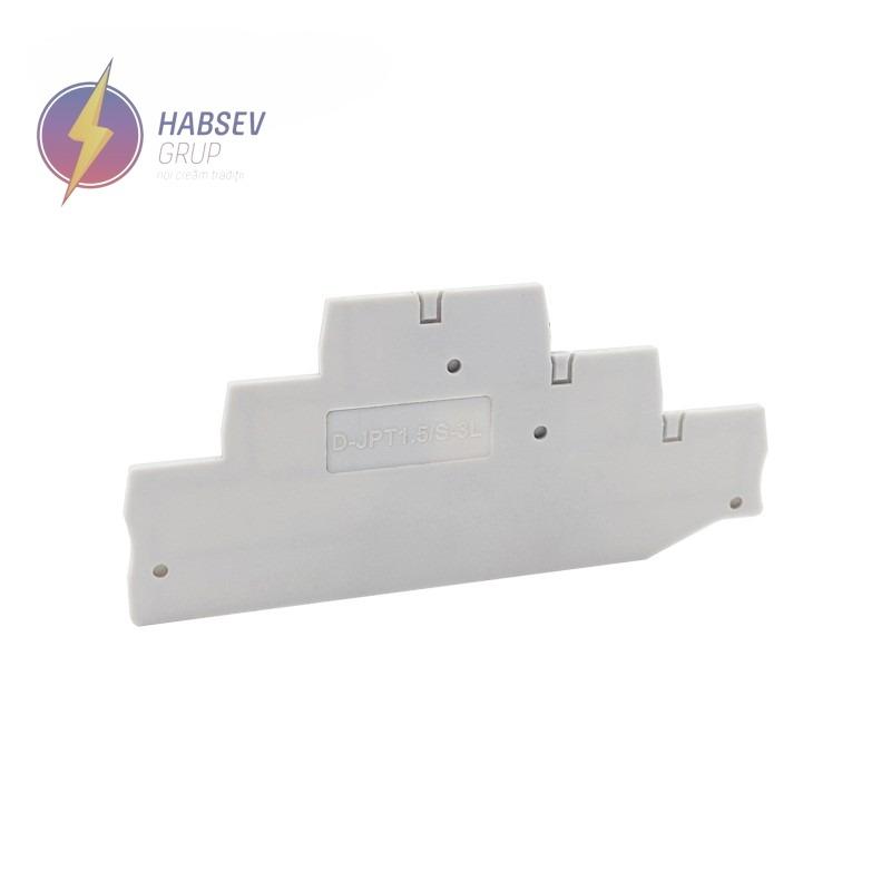 Bloc terminal Push-in 1.5mm2 albastru, JPT1.5/S BLUE