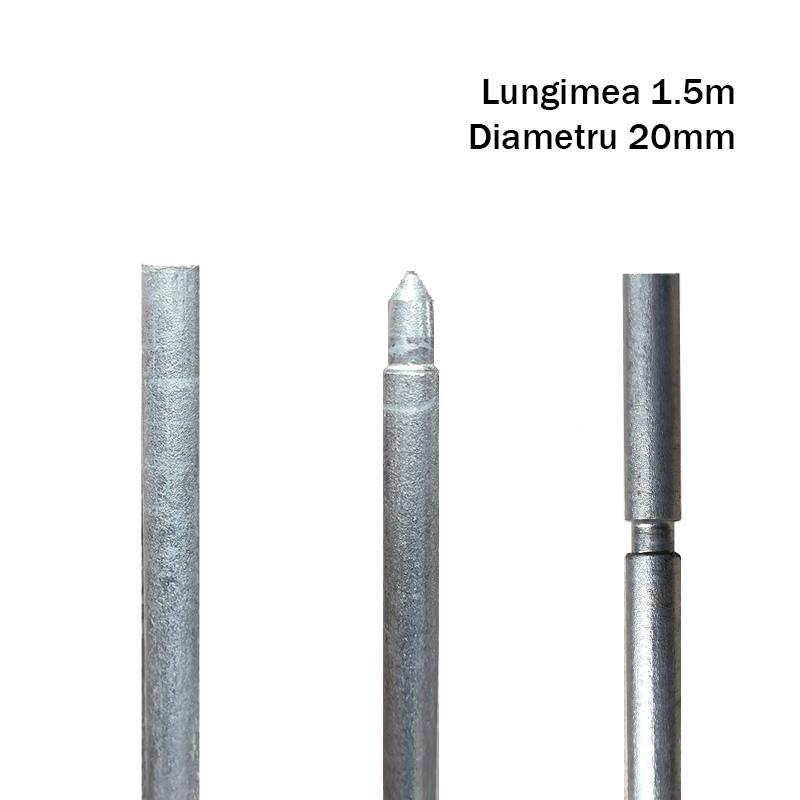 Tarus de impamantare D20 L:1500mm ET.FD.TEH.20150