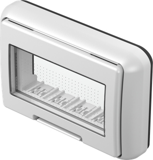 Rama incastrata PO CUBO IP55 4M (AQ41PW-U)