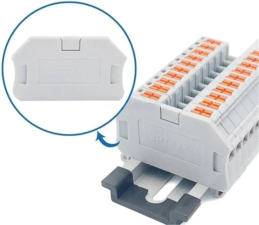 Клеммная колодка торцевая крышка D-JPTV2.5/4