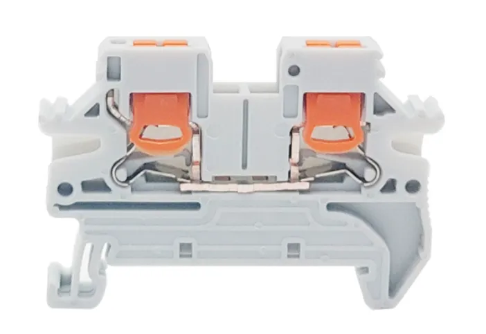 Clema sina cu borne intrare laterala 2.5 mm2 gri, JPTV2.5