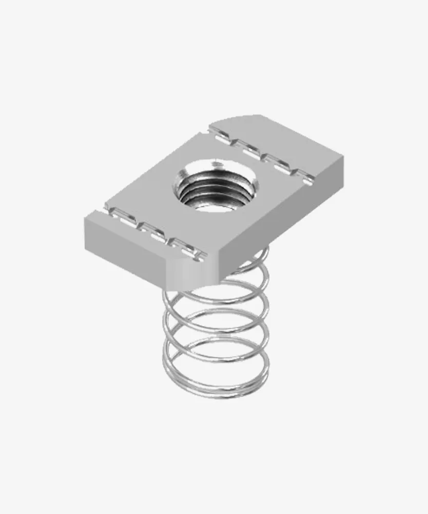 Гайка с пружиной для С-профиля M8