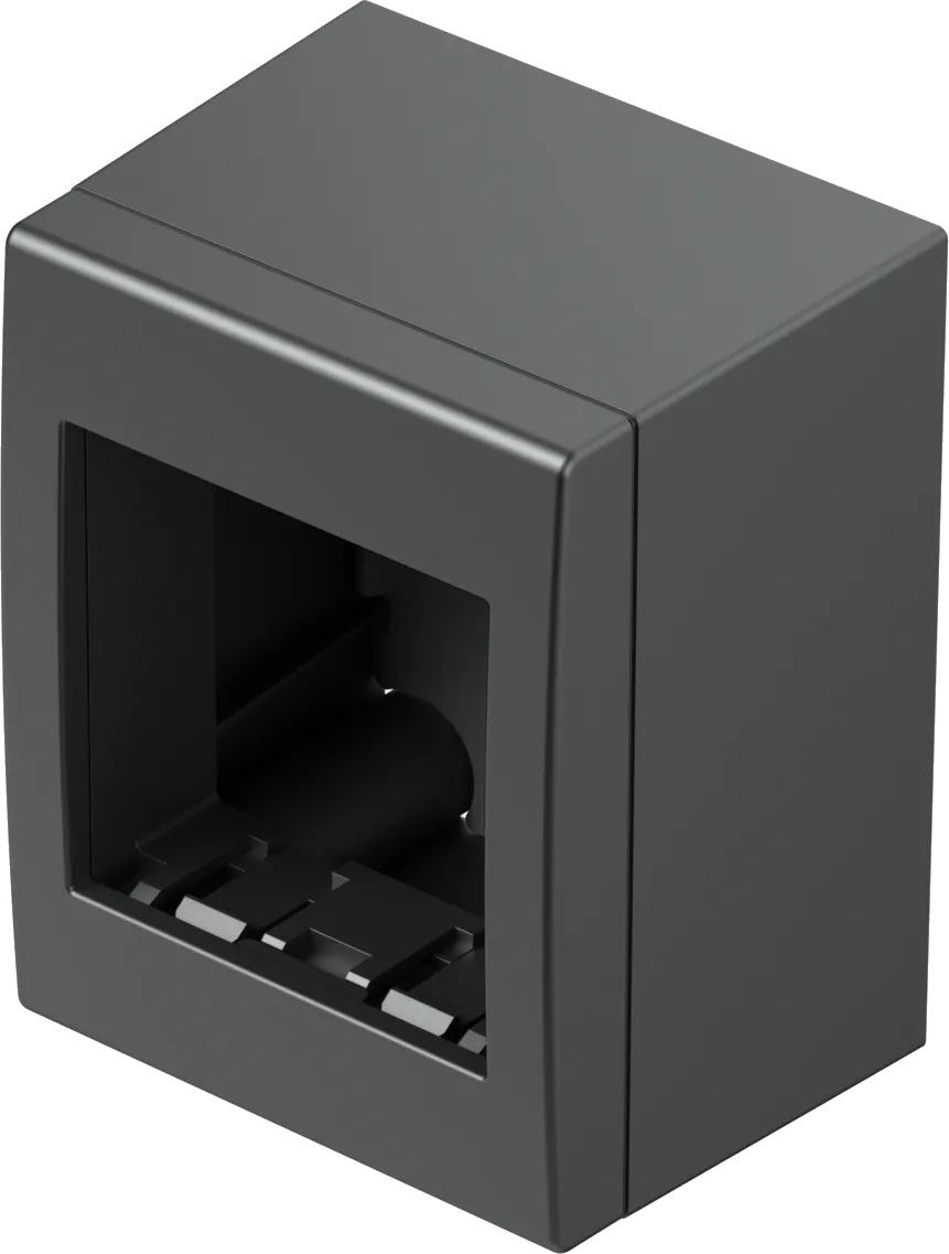 Накладной 2-х мод корпус AC21AT-U, антрацит