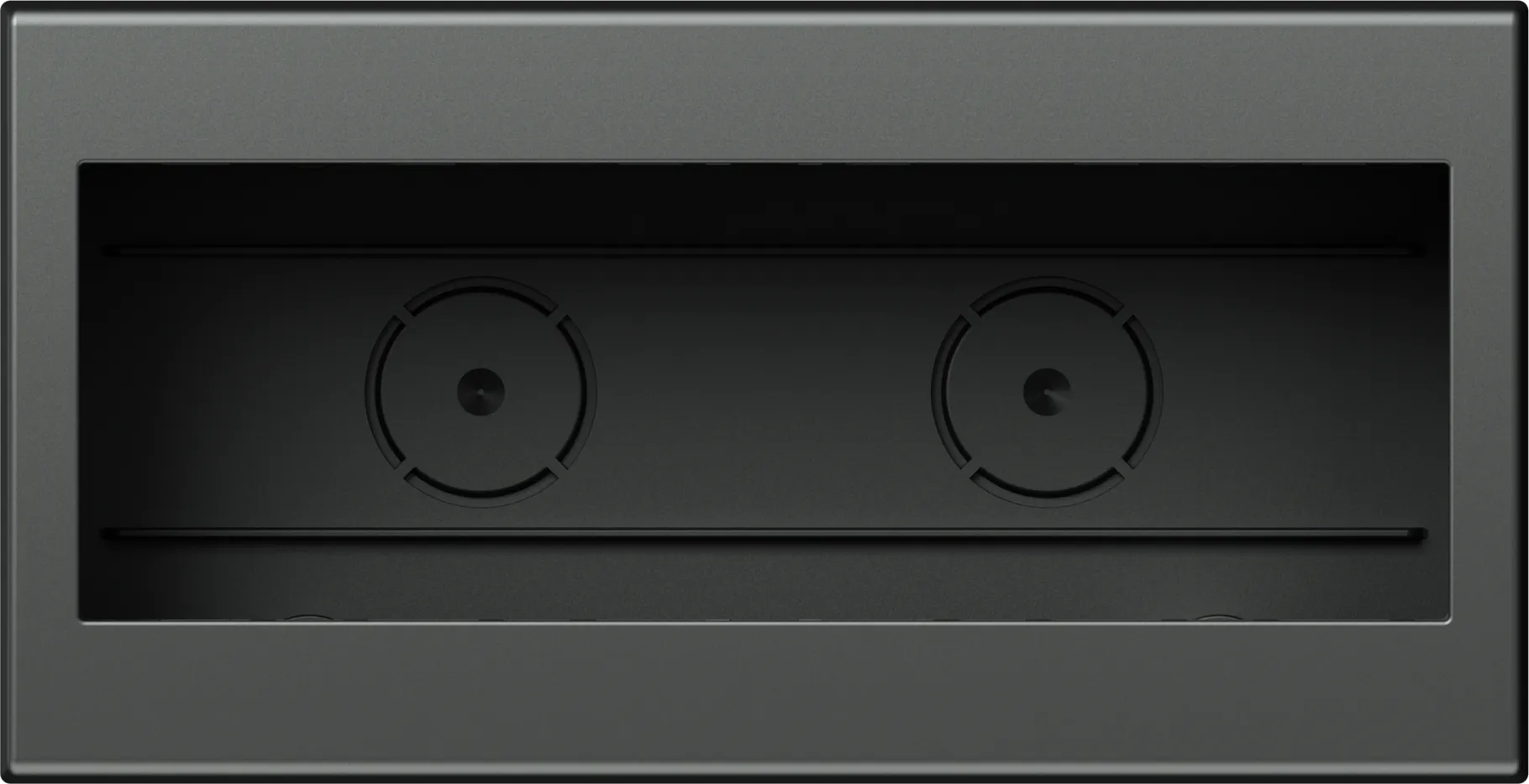 Накладной 6-х мод корпус AC61AT-U, антрацит