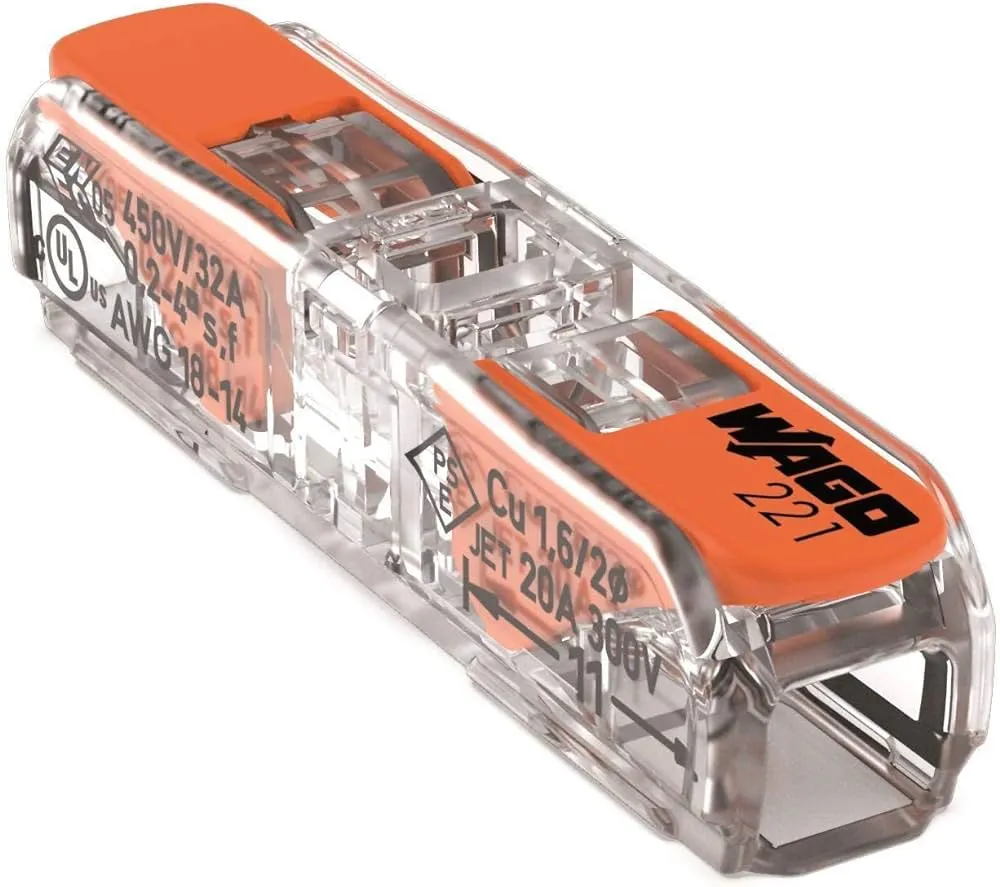 Универсальный коннектор для 1 проводника 221-2411