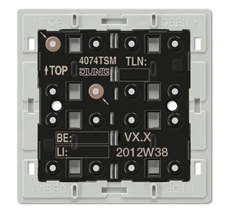 4074TSM Modul standard pentru butoane tactile KNX, 4 grupe