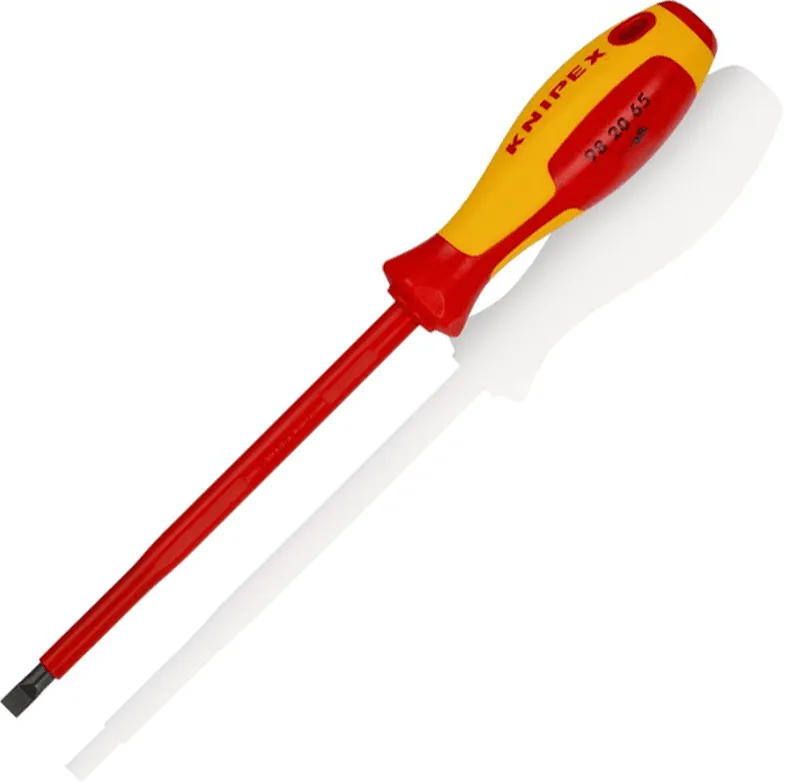 Отвертка с плоским лезвием изолированная 6,5x150 1000В