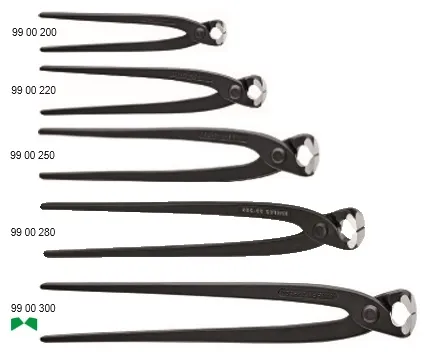 9900220 Cleste fierar betonist 220mm negru 