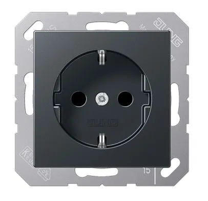 A1520BFANM Розетка Acreation, матовый антрацит