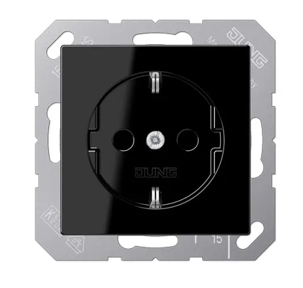 A1520SW Priza Schuko 16 А, negru