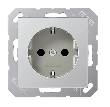 A1521AL Priza Schuko 16 А, aluminiu