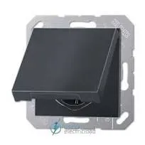 A1521BFKIKLANM Priza Schuko 16 А cu capac si protectie, antracit mat