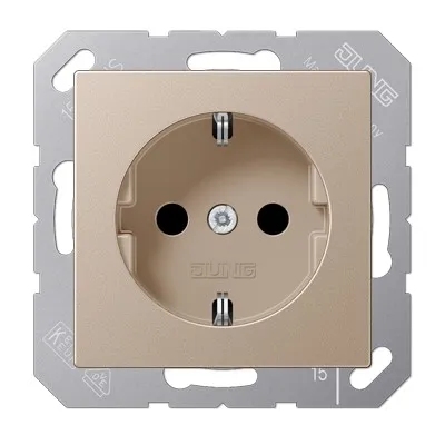 A1521KICH Priza Schuko 16 А cu protectie, sampanie