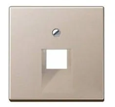 A569-1PLUACH Лицевая панель для одинарной интернет-розетки RJ45, шампань