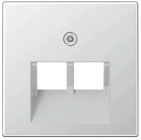 A569-2BFPLUAAL Capac priza internet dubla, aluminiu