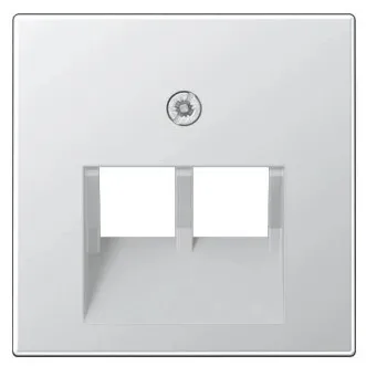 A569-2BFPLUAAL Capac priza internet dubla, aluminiu