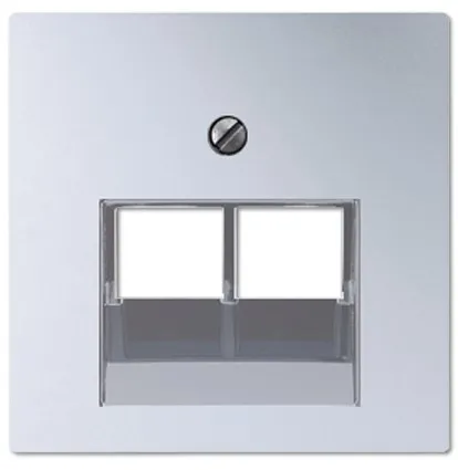 A569-2BFPLUAAL Capac priza internet dubla, aluminiu