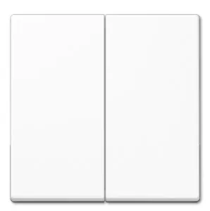 A595WW Clapa intrerupator/buton dublu, alb